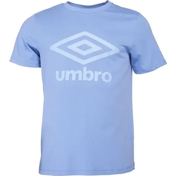 Umbro LARGE COTTON LOGO TEE Pánské triko, modrá, velikost