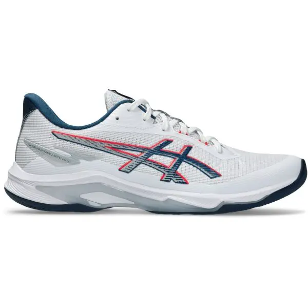 ASICS NETBURNER BALLISTIC FF 4 Pánské sálové boty, bílá, velikost 42