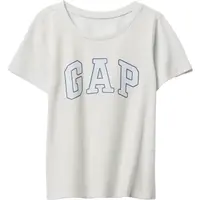 GAP V-LOGO Dívčí tričko, bílá, velikost 3Y