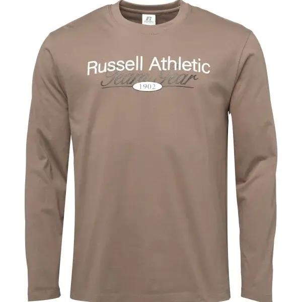 Russell Athletic T-SHIRT Pánské tričko, hnědá, velikost XXXL
