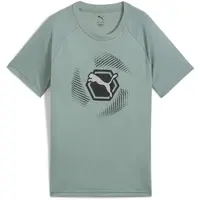 Puma ACTIVE SPORTS POLY TEE Chlapecké triko, zelená, velikost