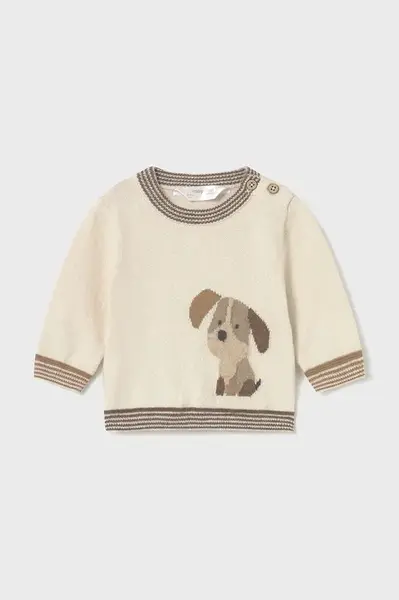 Dětský svetr s příměsí vlny Mayoral Newborn