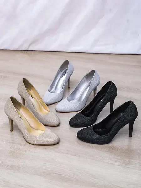 Resti Women's glitter pumps Shinles