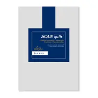 SCANquilt napínací prostěradlo JERSEY ELASTIC LYCRA světle šedá 180 x 200 cm (výška matrace do 30 cm)