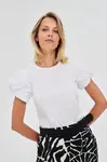 Marisse White Puff Sleeve Blouse