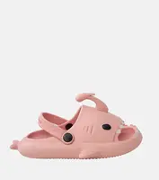 marka niezdefiniowana Žluté dětské pantofle s motivem žraloka Tossi