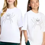 Dětské bavlněné tričko adidas Originals bílá barva, s aplikací, JW7846