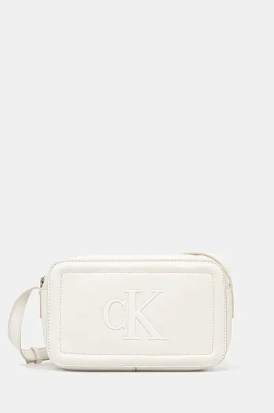 Kabelka Calvin Klein béžová barva, LV04F3220G