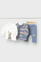 Kojenecká sada Mayoral Newborn modrá barva, 2625