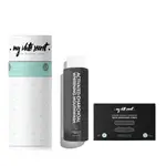 My White Secret Balíček Aktivní uhlí (bělicí pásky + ústní voda)