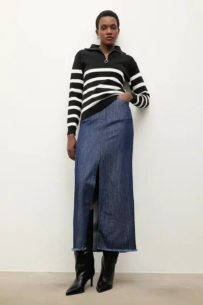 Džínová sukně Answear.LAB