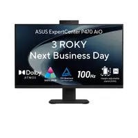 ASUS ExpertCenter P470VAK-BPE048X Počítač All-in-one, 27", FHD, i7-13620H, 32GB, 1TB, Intel int, W11P, Černá, 3ROn-Site