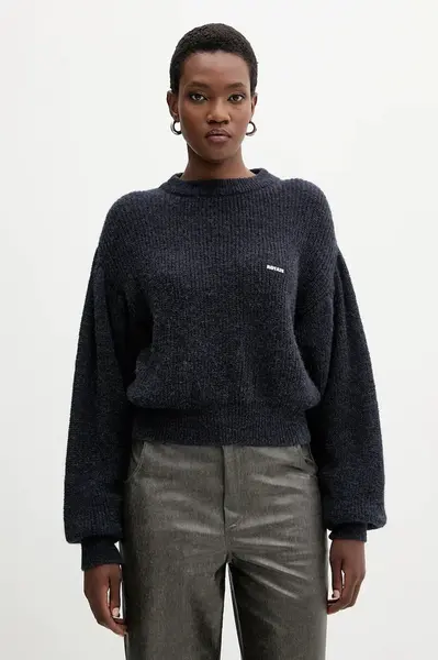 Vlněný svetr Rotate tmavomodrá barva, 1142781725