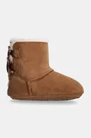 Semišové topánky pre bábätká UGG BABY BAILEY BOW