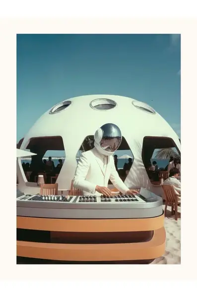 Plagát a.i.art HARTMAN Retro Future 11 27,94 x 35,56 cm