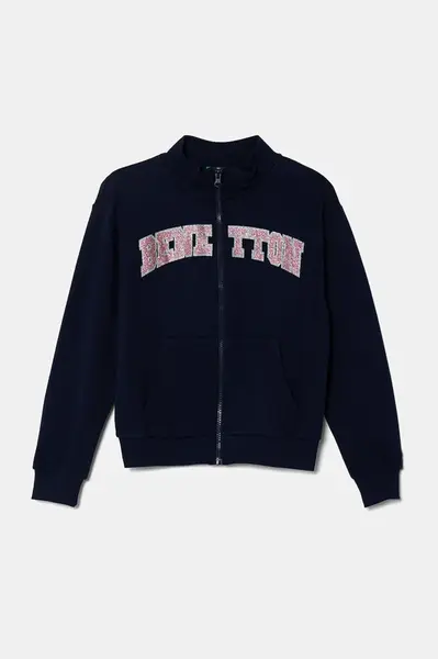 Detská bavlnená mikina United Colors of Benetton