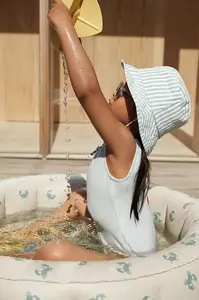 Liewood Detský klobúk Liewood Damona Stripe Sun Hat
