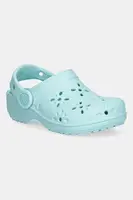 Šľapky Crocs CLASSIC FLORAL CUT OUT CLOG KIDS