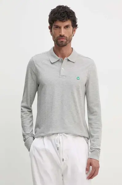 Bavlnené tričko s dlhým rukávom United Colors of Benetton