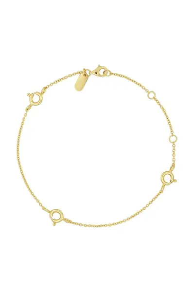 Strieborný pozlátený náramok Design Letters