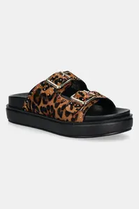 Kožené šľapky Steve Madden Freelance-L