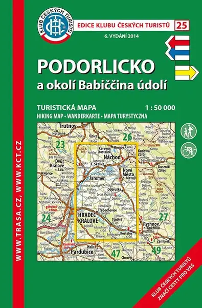 KČT 25 Podorlicko a okolí Babiččina údolí