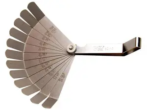 BGS Technic BGS 3184 Spárové měrky 100 mm, vyhnuté 0,08 ÷ 0,26“ / 0,203 ÷ 0,66 mm