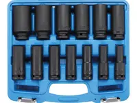 BGS Technic BGS 5208 Nástrčné hlavice 1/2" 6hran 3/8 ÷ 1 1/4" tvrzené, prodloužené, palcov