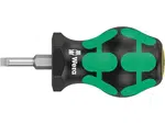 Wera 008841 335 Malý bitový šroubovák Stubby/šroubovák na karburátory, 0.8 x 4 x 24.5 mm