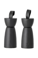 Sada mlýnků na sůl a pepř Bloomingville Hanif černá barva
