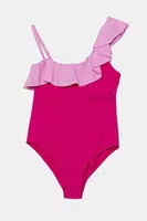 Jednodílné dětské plavky United Colors of Benetton fialová barva, 3L030I00O
