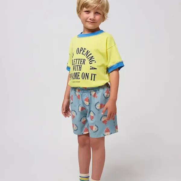 Dětské bavlněné šortky Bobo Choses Morning Egg