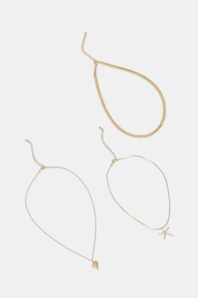 Náhrdelník Aldo SEASCHARMS 3-pack 13995007