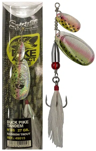 Pezon&michel třpytka buck pike tandem rainbow 27 g