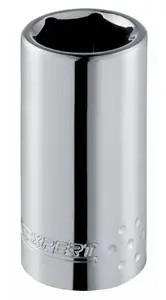 Hlavice 6-hranné prodloužené metrické 1/2" (různé velikosti) Tona Expert Velikost: 15 mm