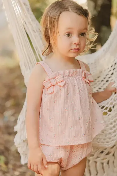 Dětská bavlněná souprava Tartine et Chocolat oranžová barva, CA37001