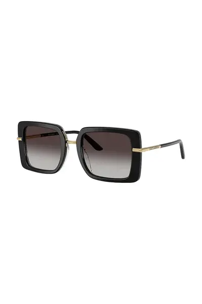 Sluneční brýle Dolce & Gabbana dámské, černá barva, 0DG4491