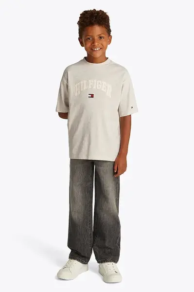 Dětské bavlněné tričko Tommy Hilfiger