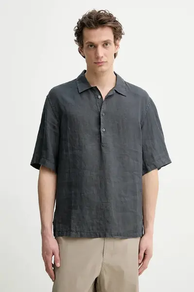 Plátěné polo tričko BARENA VENEZIA Camicia Mola