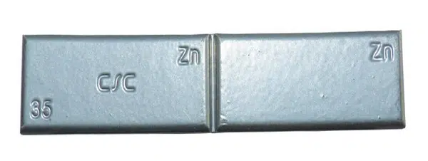 Ferdus Závaží samolepící zinkové ZNC 10 g, šedý lak - 1 kus Varianta: ZNC 35 g. šedý lak. 1 ks