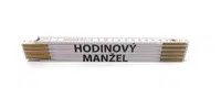 MAGG Skladací metr PATRIK, 2 m Jméno na metru: HODINOVÝ MANŽEL