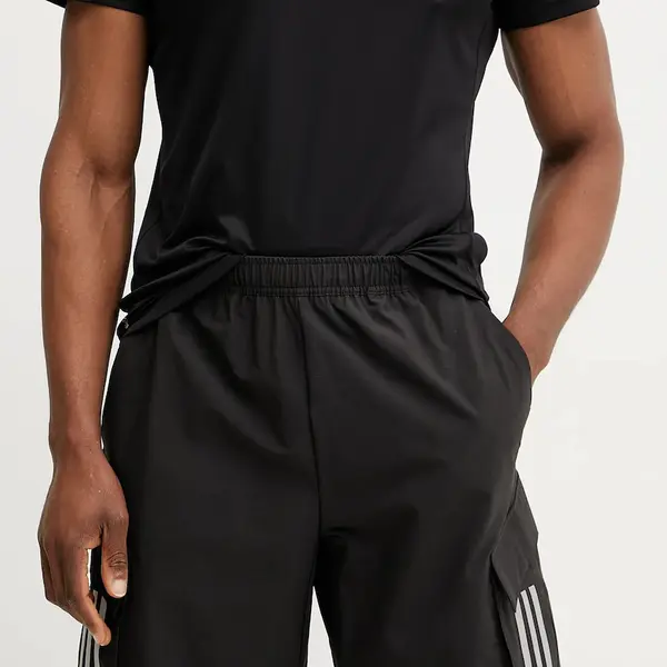 Kraťasy adidas x Mercedes pánské, černá barva, JX8279