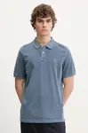 Bavlněné polo tričko Marc O'Polo modrá barva, 522226653000