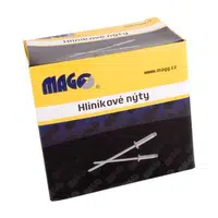 MAGG Hliníkové nýty 4,8x15,9mm - 500 ks Délka: 12,7 mm