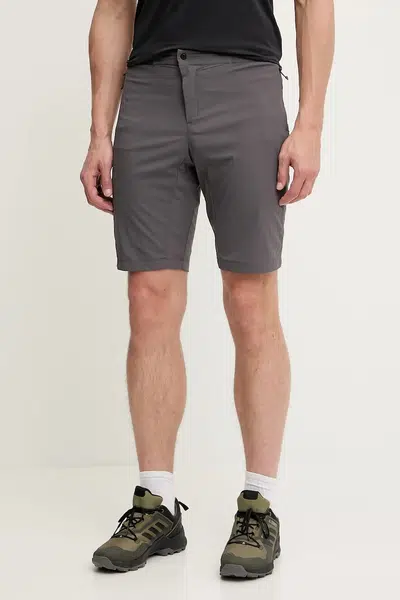 Outdoorové šortky Haglöfs L.I.M Fuse II pánské, šedá barva, 607709
