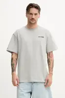 Bavlněné tričko Karl Kani šedá barva, s potiskem, 60300348