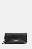 Kožená kabelka ZADIG&VOLTAIRE ROCK GRAINED LEATHER STUDS