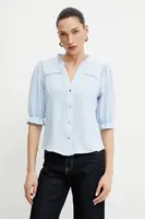 Košile Morgan CELYSE dámská, modrá barva, regular, CELYSE