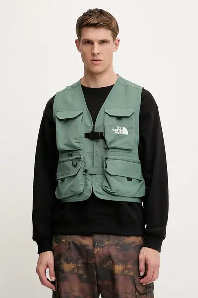 Vesta The North Face TNF X NSE pánská, zelená barva, přechodná, NF0A8BK2HCH1