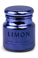 Vonná sójová svíčka Paddywax Chroma, Meyer Lemon 71 g tmavomodrá barva
